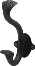 Belwith P2175-BI 5-1/16" Hook Black Iron