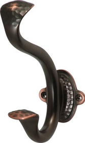 Belwith P2175-OBH 1-3/8" Hook Oil Rubbed Bronze Highlighted