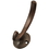 Belwith P25025-RB Double Hook 7/8in C/C Refined Bronze, Price/Each