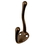 Belwith P27120-RB Utility Double Hook Refined Bronze, Price/Each