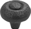 Belwith P3003-BI 1-1/2" Knob Black Iron, Price/Each