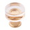 Knob 1in CR/BRUSHED GOLD BRASS, Price/Each