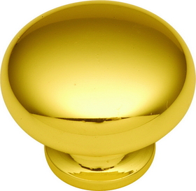 Belwith P771-3 1-1/4" Knob Polished Brass