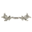 Belwith P8157-ST 3" Ctr Pull Silver Stone, Price/Each