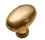 Belwith P9176-07 1-3/8" x 1" Oval Knob Antique Brass, Price/Each