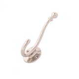 Hickory Hardware BWS077194-14 HOOK 5-1/4in LONG POLISHED NICKEL