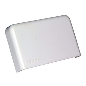 Blum Metabox white cover caps for clip style fixing brackets