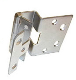 RPC 12mm Overlay, Dull Chrome, Heavy Duty Hinge