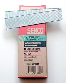 Senco Medium Head 18 Gauge Brad Nails (large box 5,000 ea) 1"