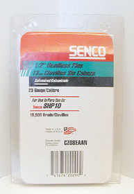 Senco 23 Gauge Headless Pins (large box 15,500 ea) 1/2"