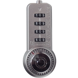 FJM Security Products Dual Access Lock 5/8 Material Chrome