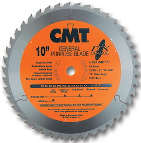 CMT Industrial Thin Kerf (ITK) General Purpose Blade 10"