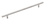 Epco BP256-SS 256mm Ctr Bar Pull Stainless Steel, Price/Each
