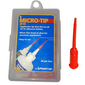 FastCap 2P-10 AdhesiveSystem Micro Tip 25 per pack