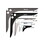 Fastcap Speed Brace Shelf Bracket 21" X 28" Black, Price/Each