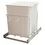 KV Double Waste Slide Out Bins 20 qt white 20" deep, Price/Each