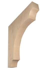 Plain support bracket 8-1/2" corbel Maple