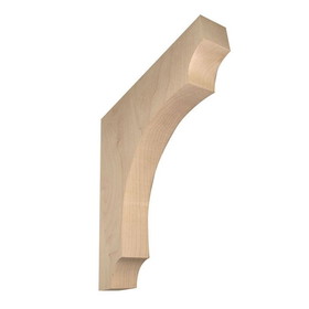 Plain support bracket 8-1/2" corbel Red Oak