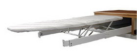 Pull Out Ironing Board flip and tip white