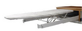 Pull Out Ironing Board cover flip and tip white