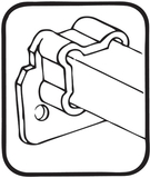 GO-EZ Concealed Undermount Slide rear socket