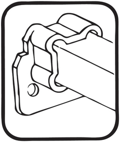 GO-EZ Concealed Undermount Slide rear socket