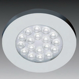Hera LED Spotlight Round 1.2w Cool White Stainless Steel