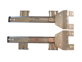 Knape & Vogt KV 8050 Flipper Door Slides 12" anochrome