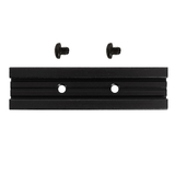 KV Barn Door Splice Kit f/Flat Rail Aluminum Black