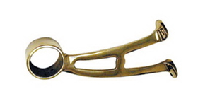 Lavi 1-1/2" Polished Brass Bar Bracket