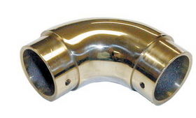 Lavi 1-1/2" Polished Brass Flush Elbow 90&#176;