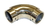 Lavi 2" Polished Brass Flush Elbow 90&#176;