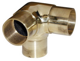 Lavi 2" Polished Brass Flush Side Outlet