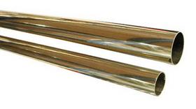 Lavi Industries 1-1/2" Polished Brass Tubing 24"