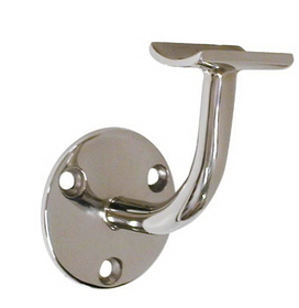 Lavi Industries 2" Polished Solid Stainless Steel Handrail Bracket
