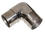 Lavi 2" Polished Solid Stainless Steel Square Flush Elbow 90&#176;