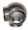 Lavi 2" Satin Solid Stainless Steel Ball Elbow With Side Outlet, Price/Each