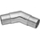 Lavi 1-1/2" Satin Stainless Steel 135 degree Flush Elbow, Price/Each