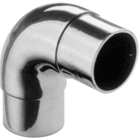 Lavi 1-1/2" Satin Stainless Steel 90 degree Flush Elbow