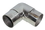 Lavi 2" Satin Solid Stainless Steel Flush Tee 90&#176;