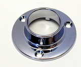 Lundell Economy Chrome closed flanges for 1-5/16