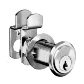 CompX National Pin Tumbler Lock Dull Chrome Key #107, 1-1/8in Mat