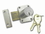 CompX National Pin Tumbler Lock Dull Chrome Key #107, 13/16Mat, Price/Each