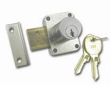 CompX National Pin Tumbler Lock Dull Chrome Key #915, 13/16Mat