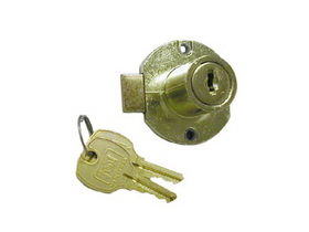 CompX National Disc Tumbler Lock Brass Key #415, Door lock for up to 7/8"