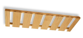 Omega National 18" X 12" Hickory Wood Stemware Rack