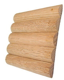 Omega National Solid Wood Tambour Sheet Half Round Slats Hickory