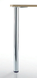 PMI Prisma Adjustable Table Leg Brushed Steel