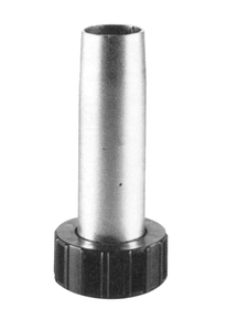 PMI 4-6in Metal Leveler Black foot with Brushed Steel leg