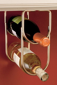 Rev-A-Shelf 3250BR Wine Bottle Rack polished brass